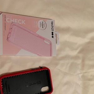 Pink & Red Phone Covers i phone X